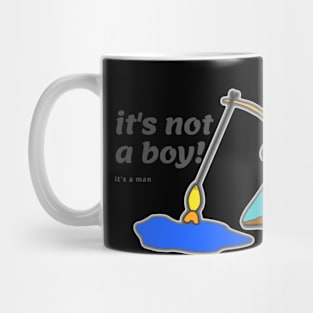 Its not a Boy , its a Man  Young angler Mug